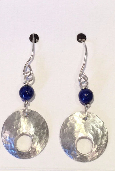 Lapis & Silver Earrings
