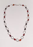 Garnet & Silver Necklace