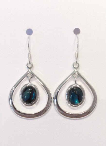 Tear Drop Earrings (Teal)