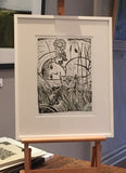Corner of the Garden Dreamer (framed)