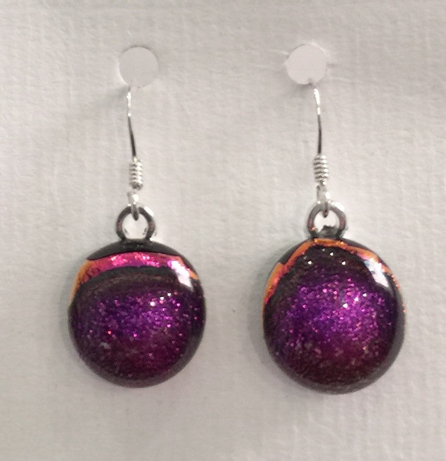 Dichroic Glass Earrings 3
