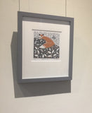 Winter Fox (7/10) framed