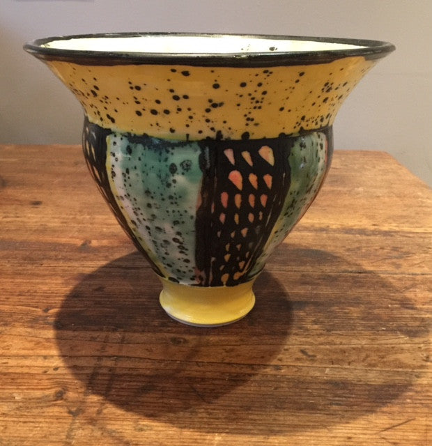 Multi-Coloured High Bowl