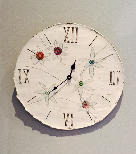 Flower Wall Clock