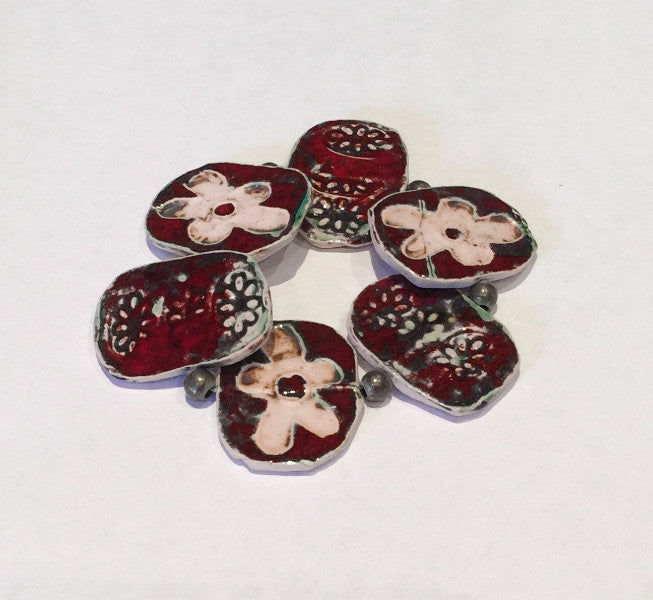 Ceramic Bracelet (red)