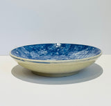 Flaky Blue Ceramic Plate (MM17)