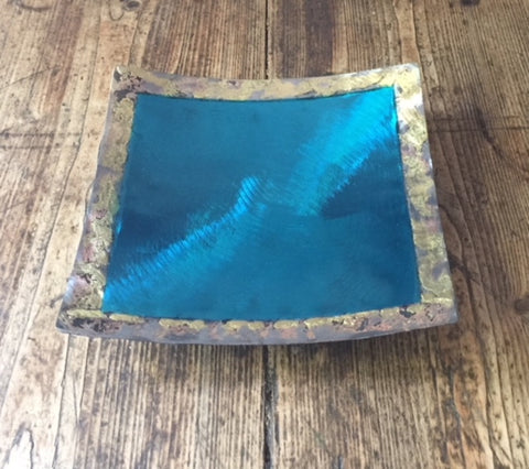 Square Plate (Turquoise)