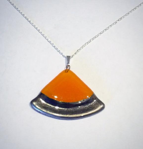 Fan Bubble Pendant 1 (Orange)
