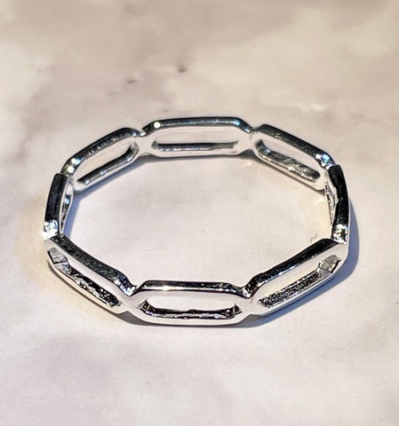 Silver Chain Ring (KM45)