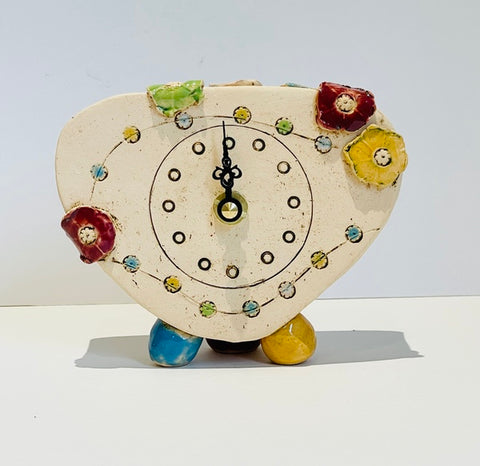 Bright Flowers Ceramic clock (IG01)