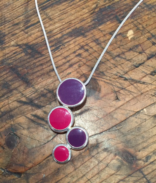 Bubble Pendant (Pink/Purple)