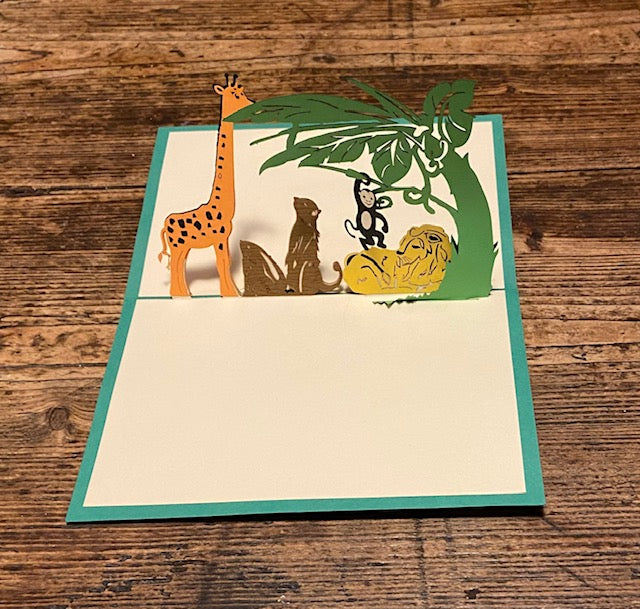 Jungle Animals Card