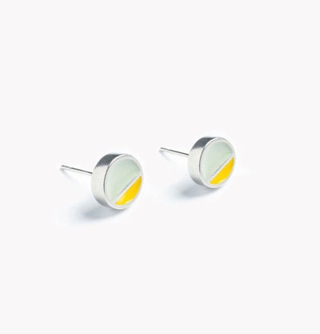Stud Earrings Horizon-Yellow (LG69)