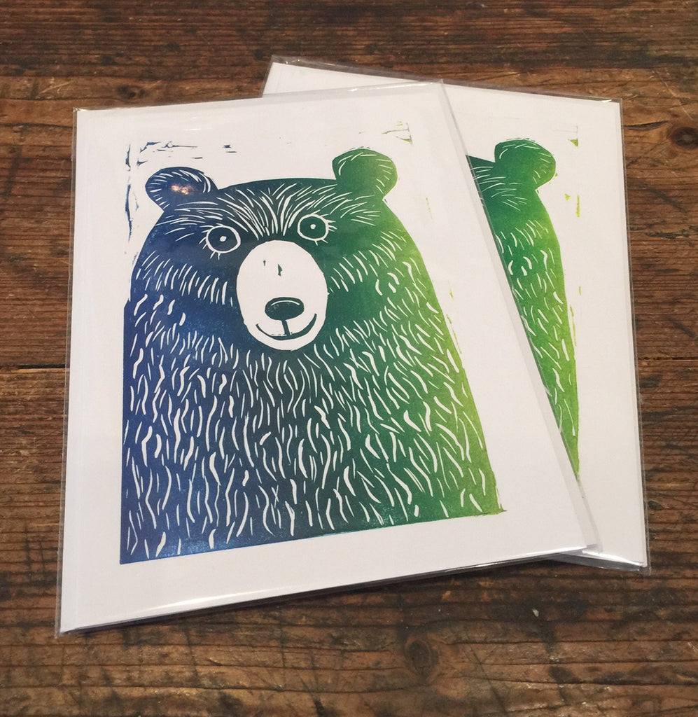 Bear Card (Green)