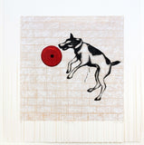 Banksy's Dog  (Shredded) (7/50) framed