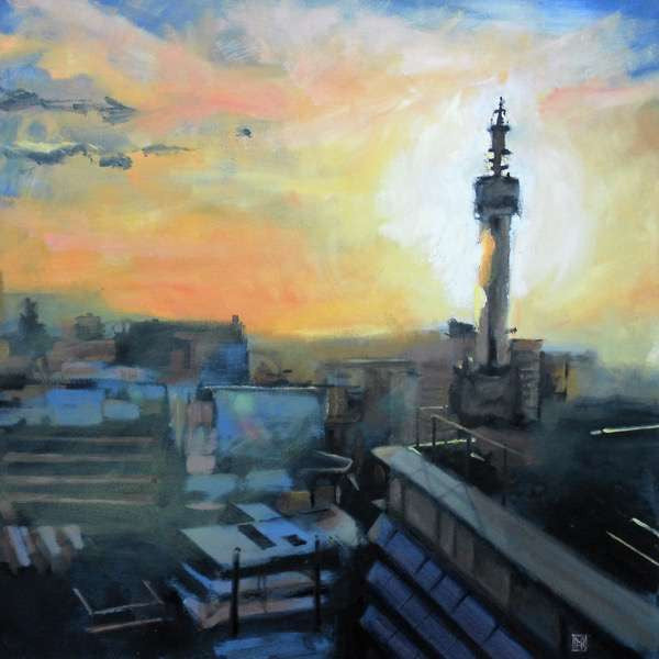 Sunset View Towards BT Tower (Print)