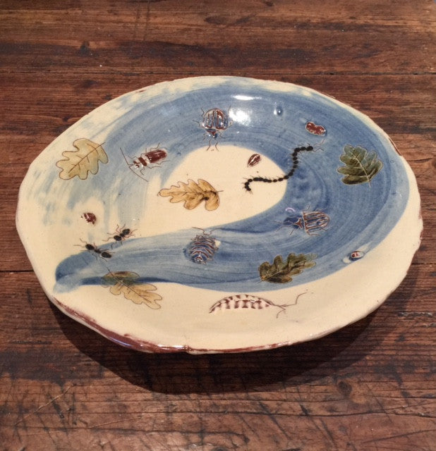 Bugs & Leaves Plate (medium)
