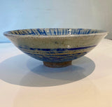 Ceramic Bowl, Blue Lines (MM03)