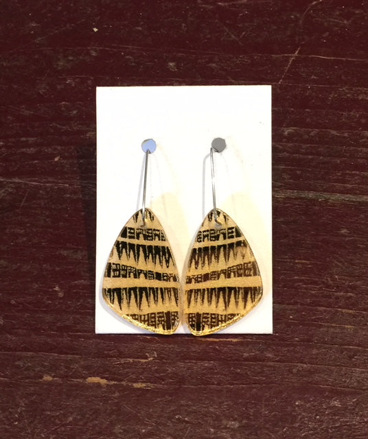 Acrylic Earrings (Amber)
