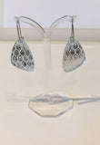 Acrylic Earrings (Clear/Silver)