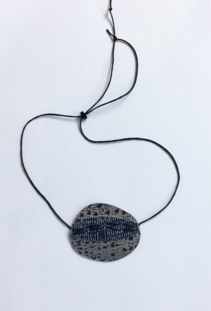 Black Pebble Pendant