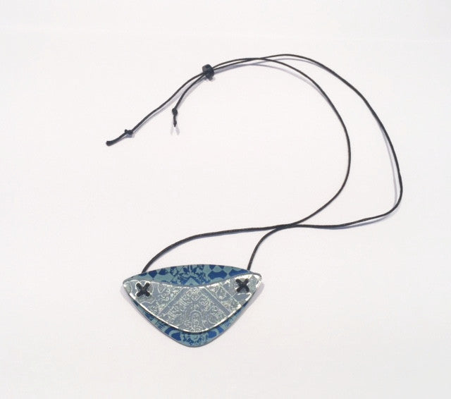 Blue Acrylic Pendant