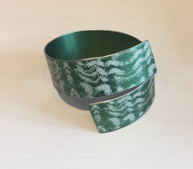 Green Strip Bangle