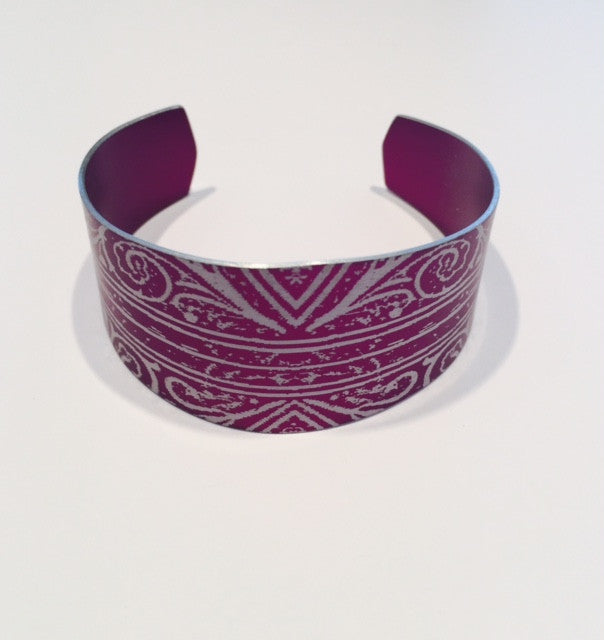 Purple Cuff Bangle