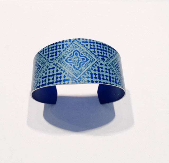 Blue Cuff Bangle