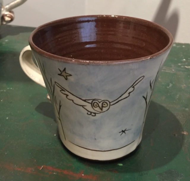 Night Owl Mug with Fox (large)