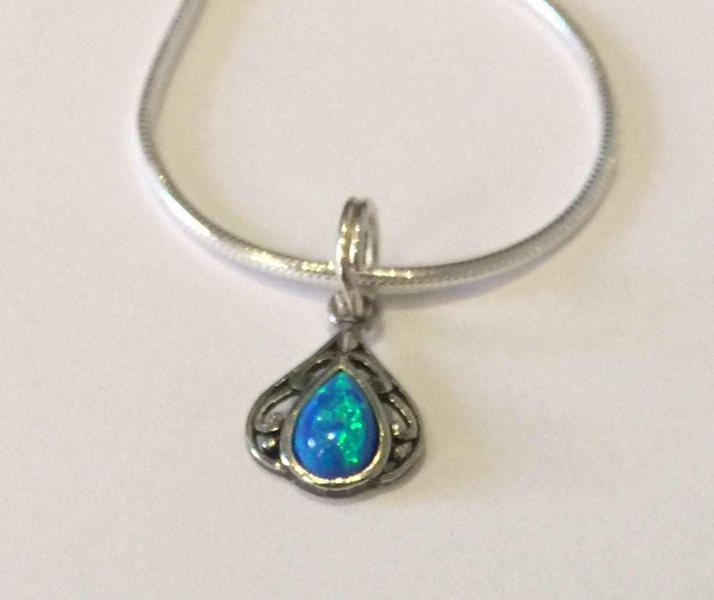 Opaline Teardrop Pendant