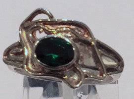 Green Crystal Ring