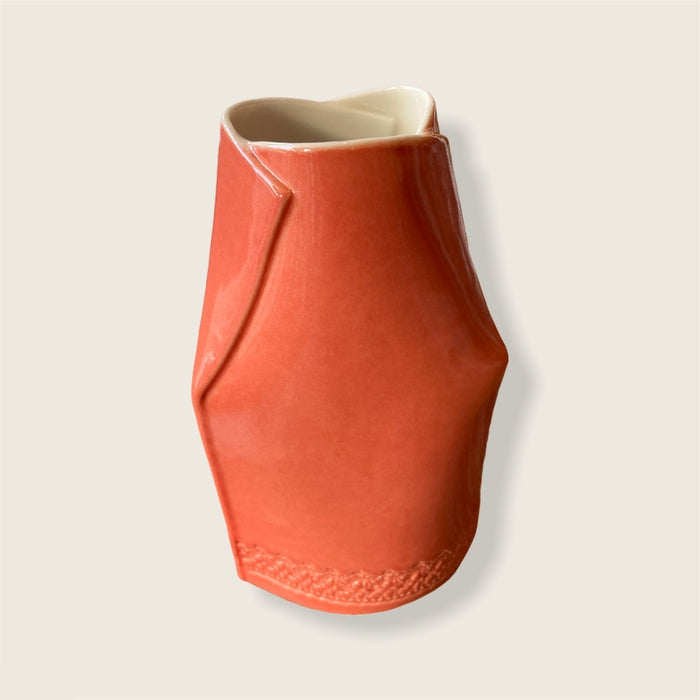 Large Fold Vessel (Coral) LH02