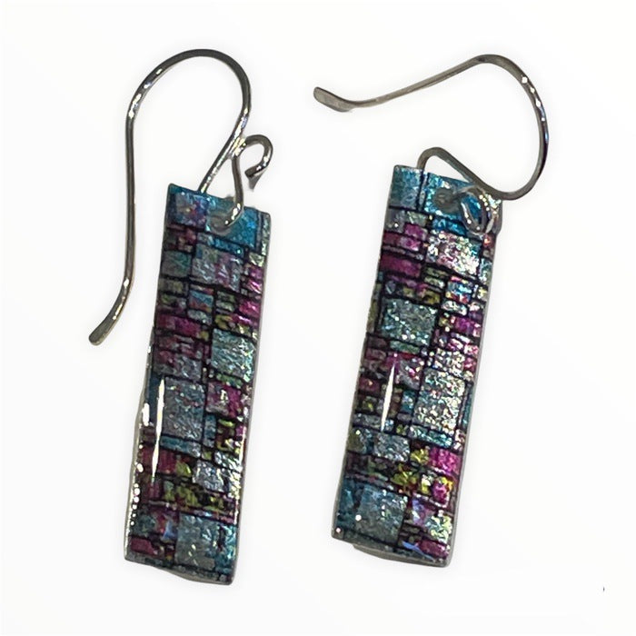 City Lights, Rectangle Earrings (VF89)