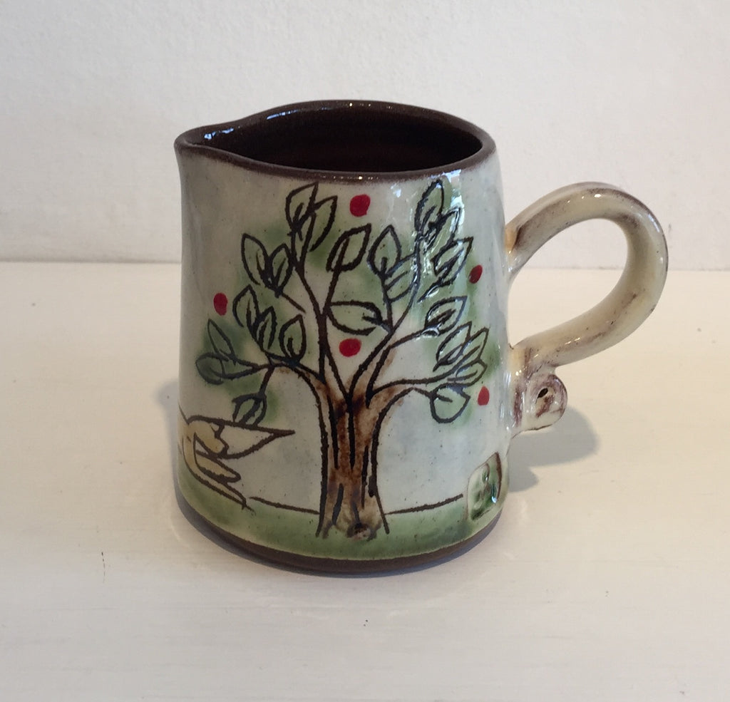 Small Trees Jug with Fox