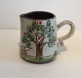 Small Trees Jug with Fox