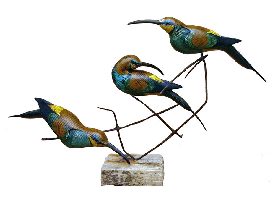 Three Bee Eaters