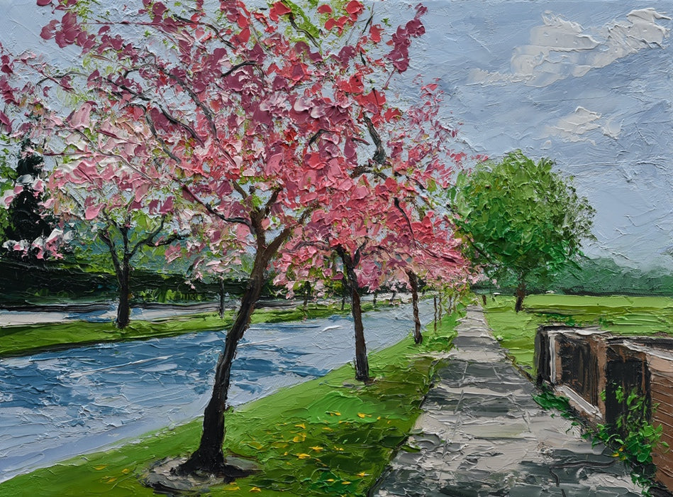 Early Blossoms, Bournville (framed) CC06