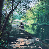 Dappled Light Along the Tow Path, Edgbaston (framed) CC05