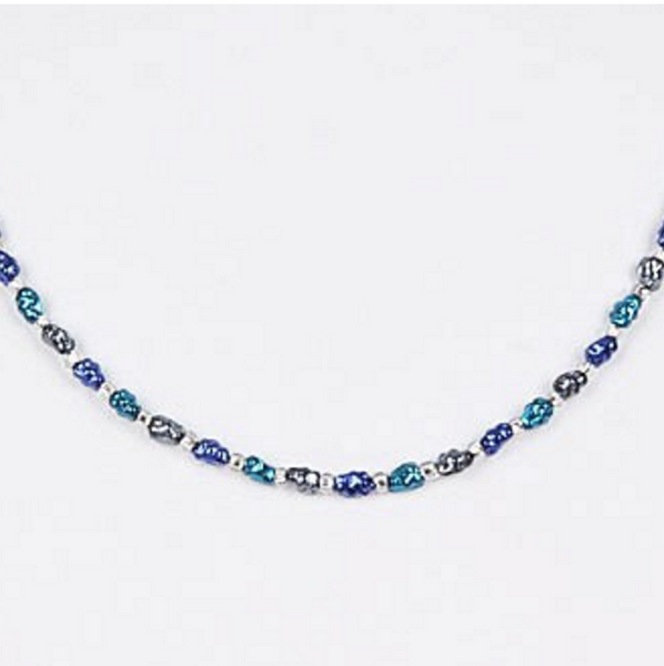 Mini Foils Necklace (Ocean) Purple Gallery