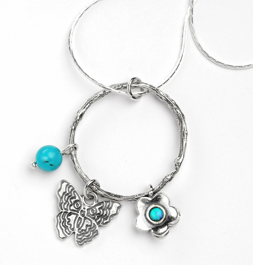 Silver Motifs Pendant