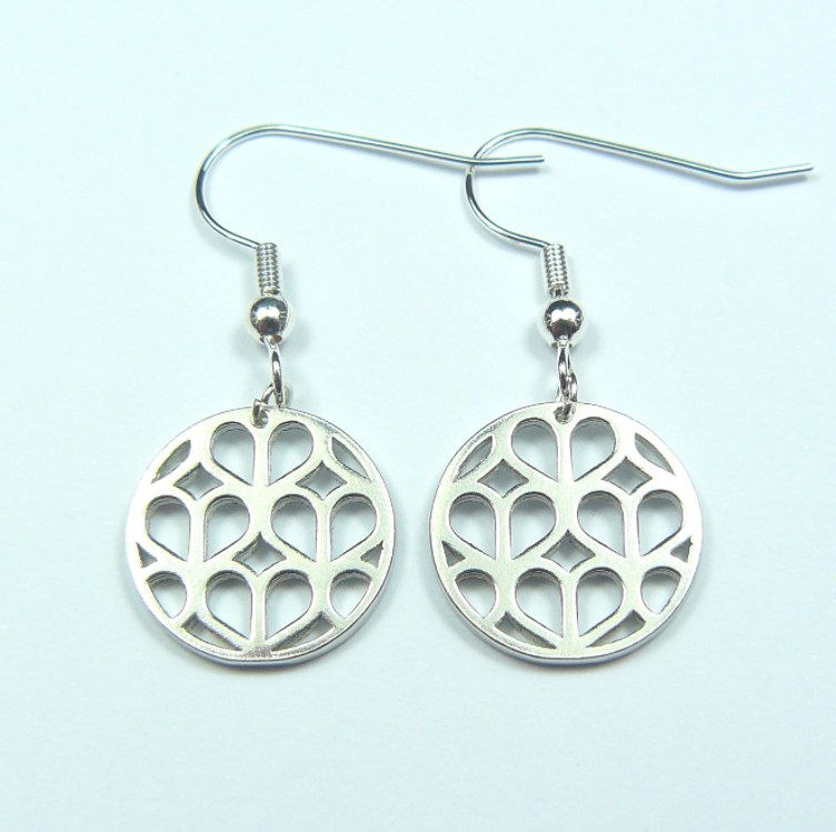 Honeycomb Drop Earrings