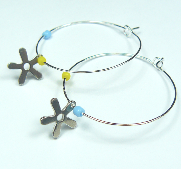 Sea Star Hoop Earrings