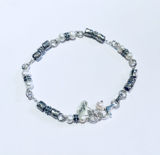 Silver Barrel Bracelet 3