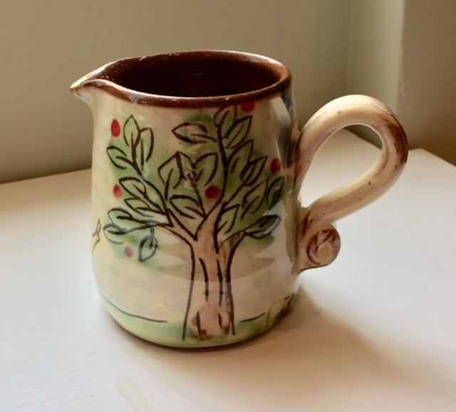 Small Trees Jug with Bird