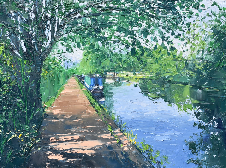 Summer Light, Bournville Moorings, Giclee Print 2/150 (CG26)
