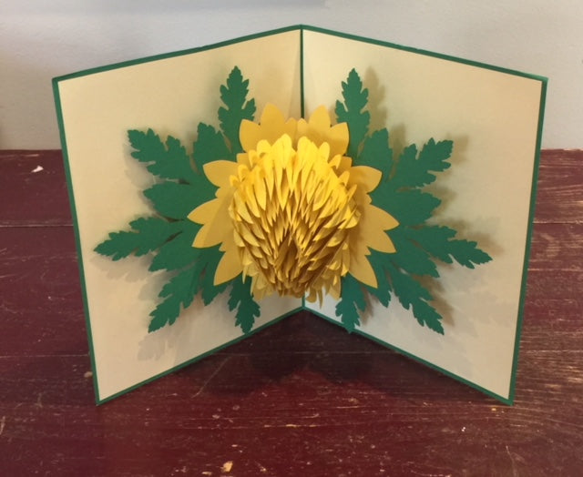 Single Sunflower Card