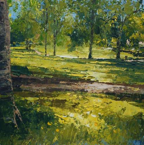 Sunlight Through the Trees, Cotteridge Park, Giclee Print 14/150 (CG27)