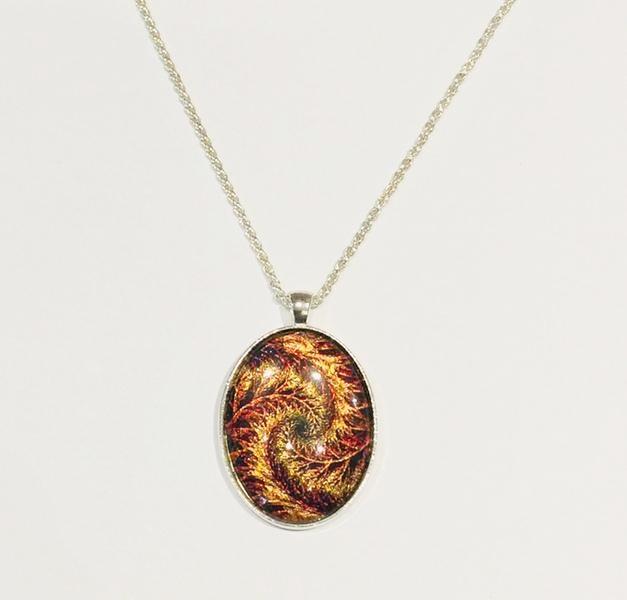 Coppergold Spiral Pendant