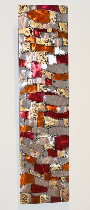 Gustav Klimt in Orange, Red and Gold